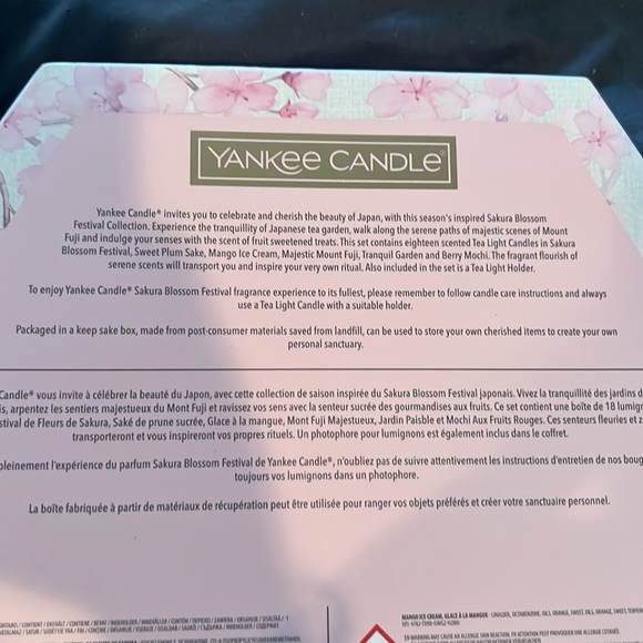 YANKEE CANDLE TEA CANDLE SET - Picture 6 of 6